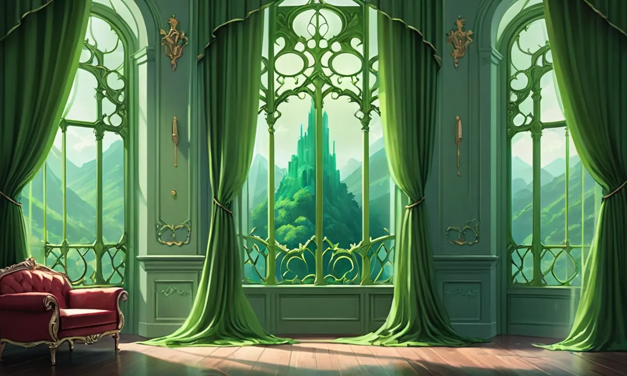 green curtains dream meaning