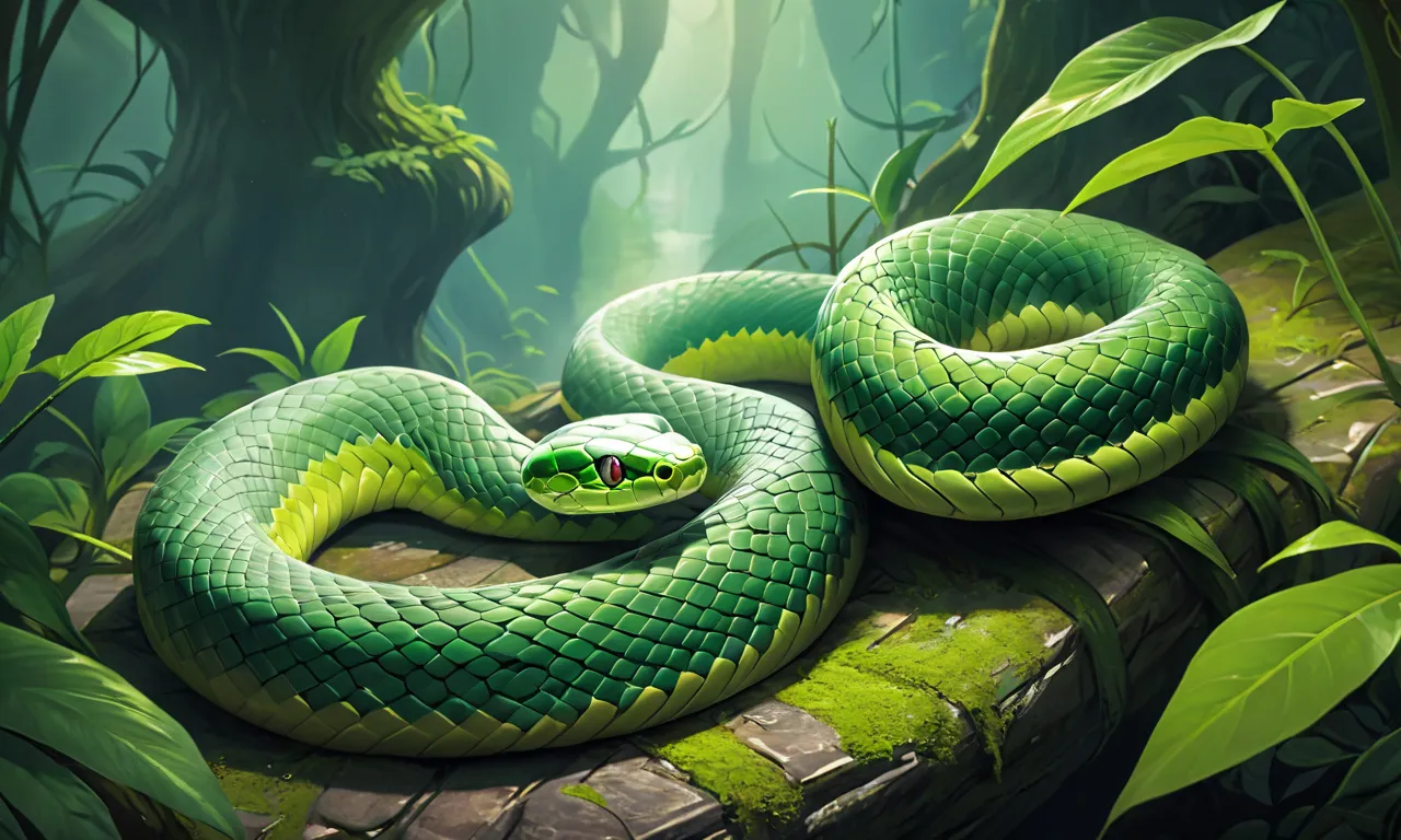 green snake dream meaning