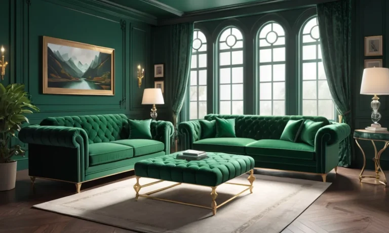 Green Velvet Furniture Dream Meaning