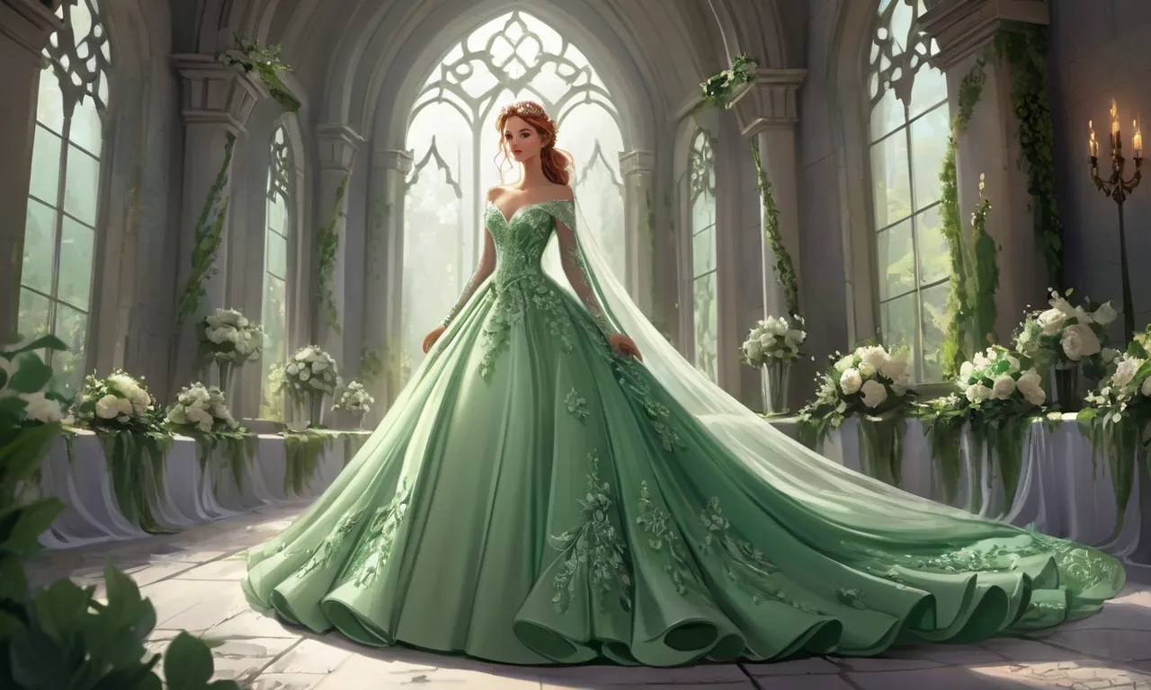 Green Wedding Dress Dream Meaning 1 green wedding dress dream meaning