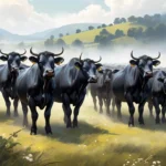 herd of black cows dream meaning