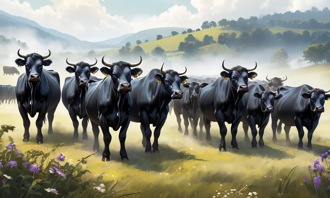 herd of black cows dream meaning