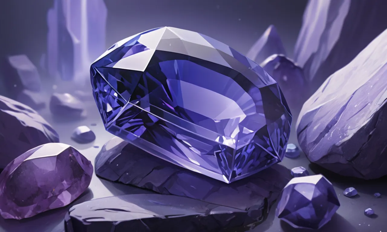 Iolite Stone 1 iolite stone