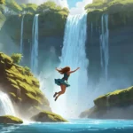 jumping off a waterfall dream meaning