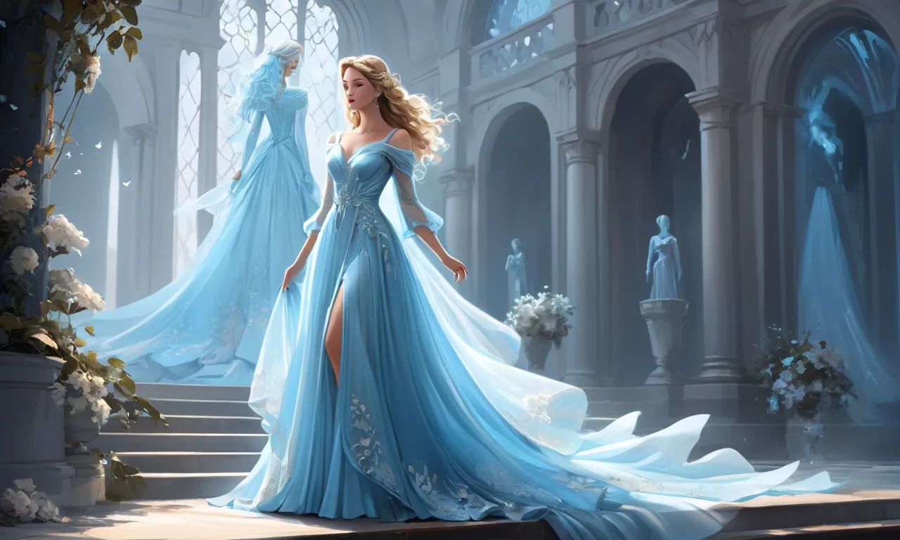 light blue dress dream meaning