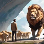 lion turning to man dream meaning