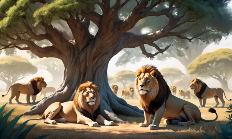 Lions Under Trees Dream Meaning