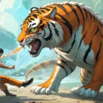 lizard attacking tiger dream meaning