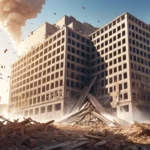 massive building is falling down dream meaning