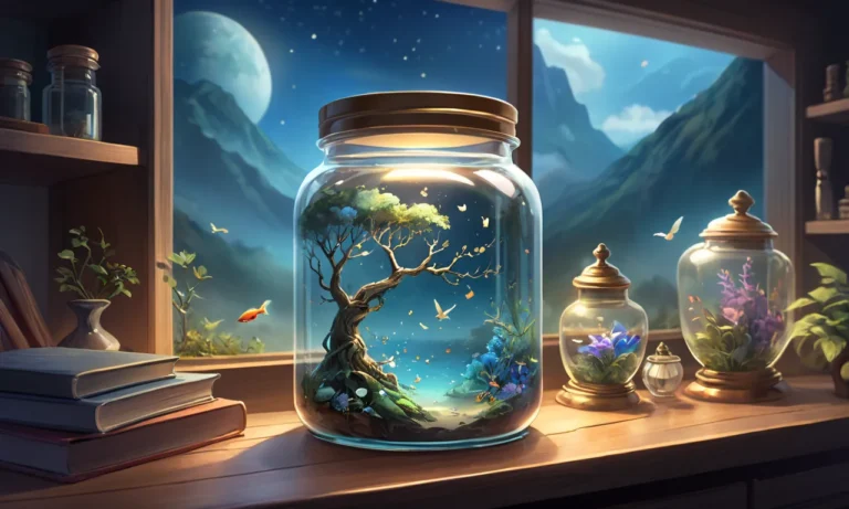 Open Clear Jar Dream Meaning