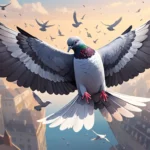 pigeon falling dream meaning