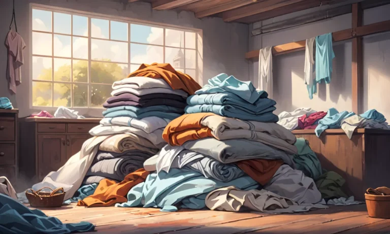 Pile of Clean Clothes Dream Meaning