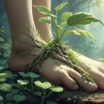 plants growing out of feet and hands dream meaning