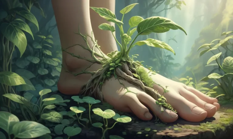 Plants Growing Out Of Feet And Hands Dream Meaning