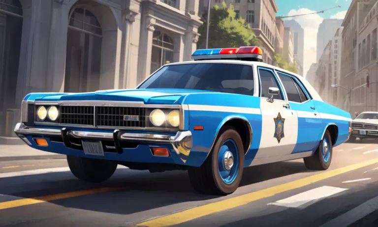 Police Car Dream Meaning