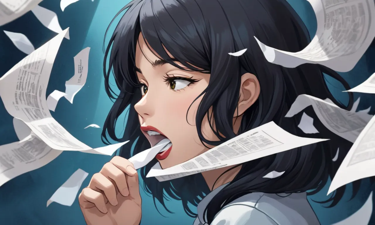 Pulling Paper Out Of Mouth Dream Meaning 1 pulling paper out of mouth dream meaning