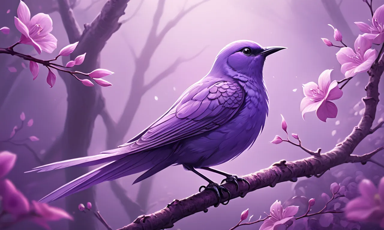 purple bird dream meaning