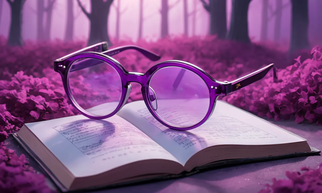purple glasses dream meaning