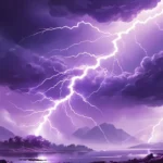 purple lightning dream meaning