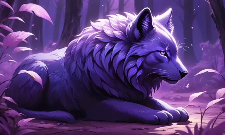 Purple Spirit Animal Dream Meaning