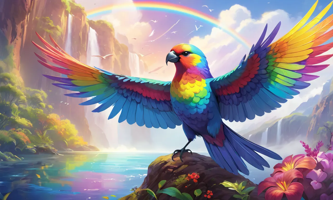 rainbow bird dream meaning