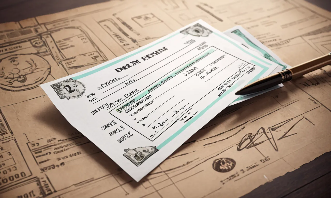 receipt dream meaning