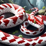 red and white snake dream meaning