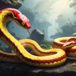 red and yellow snake dream meaning