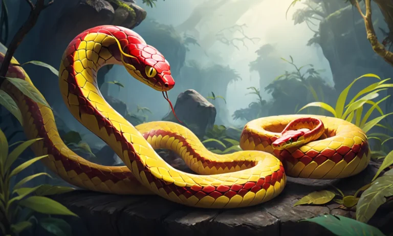 Red and Yellow Snake Dream Meaning