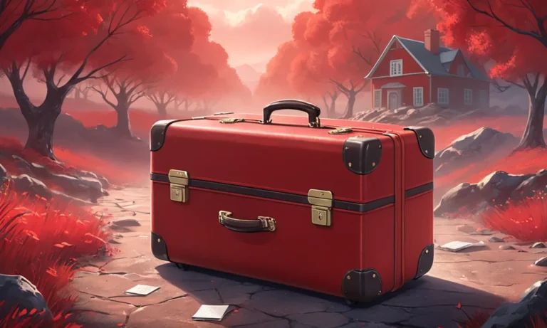 Red Suitcase Dream Meaning: A Symbol of Change and Adventure