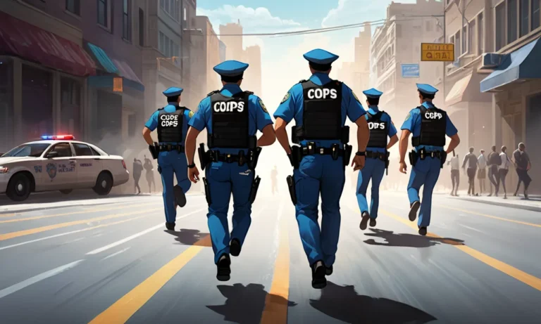 Running Away From Cops Dream Meaning