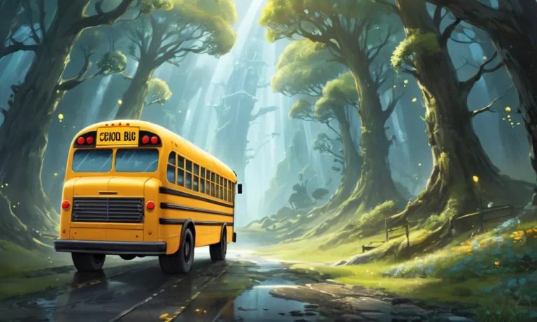 School Bus Leaving Dream Meaning