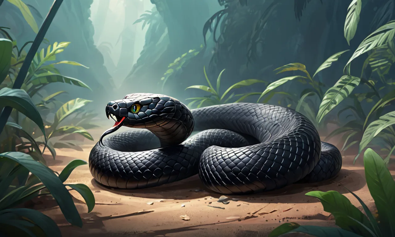 Seeing a Black Cobra Dream Meaning 1 seeing a black cobra dream meaning