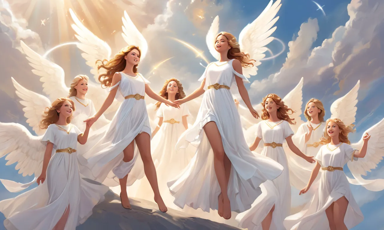 Seeing Angels Cheering For You 1 seeing angels cheering for you dream meaning