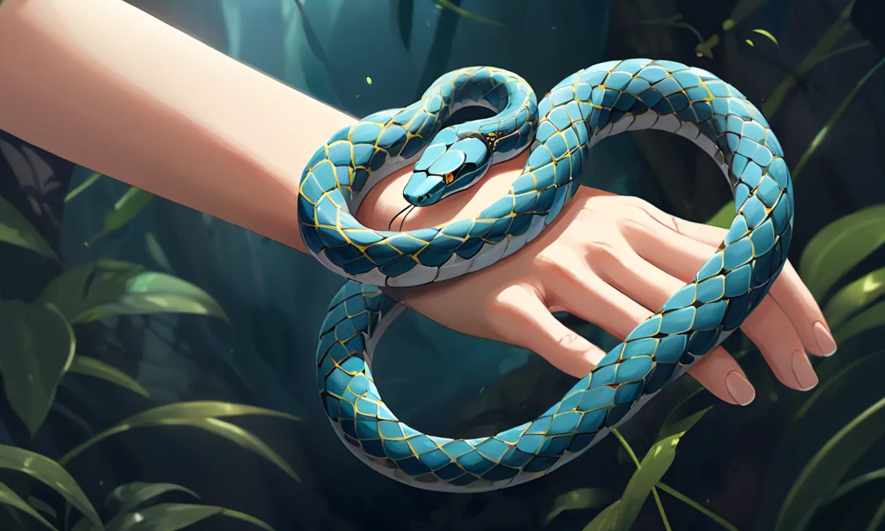 snake around wrist dream meaning