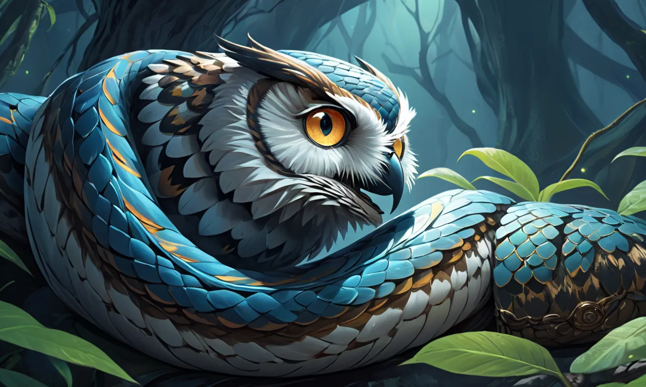 Snake Constricting Owl Dream Meaning 1 snake constricting owl dream meaning
