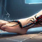 spider bite on the foot dream meaning