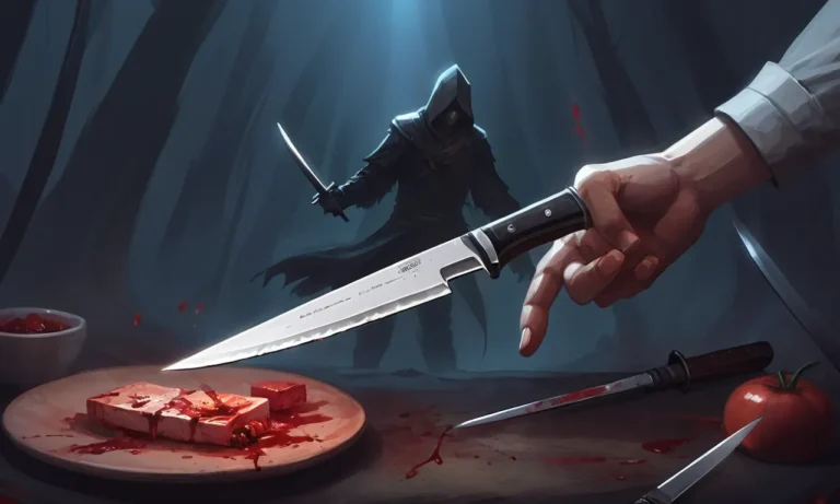 Stabbing Someone With Knife Dream Meaning