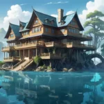 the house is surrounded by water dream meaning