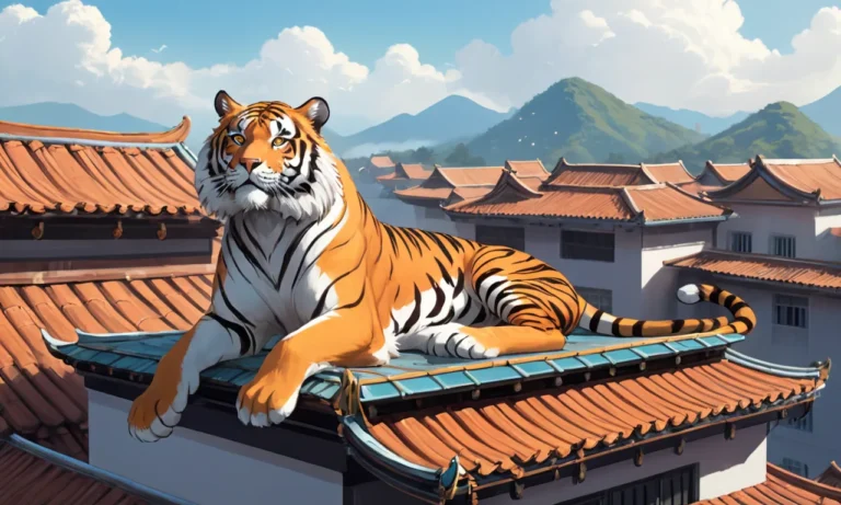 Tiger on the Roof Dream Meaning