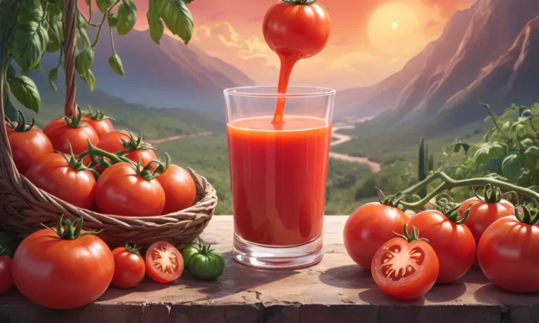 Tomato Juice Dream Meaning