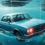 trapped car submerged in water dream meaning