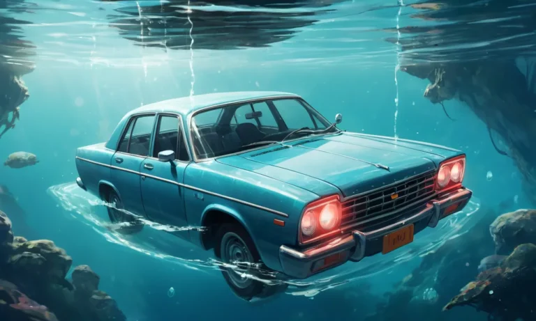 Trapped Car Submerged In Water Dream Meaning