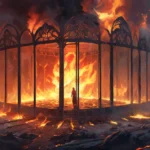 trapped fire dream meaning