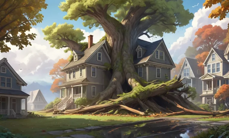 Tree Fell On The House Dream Meaning