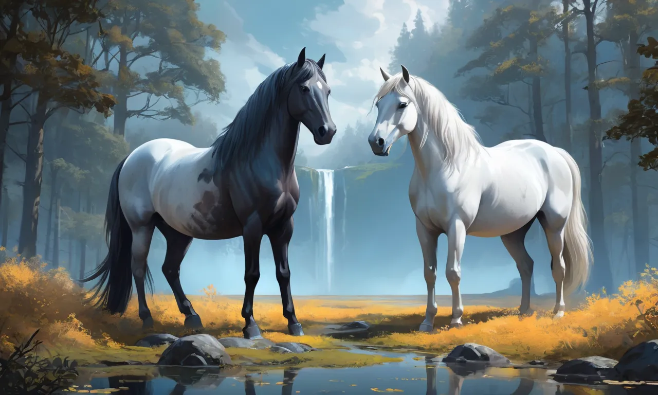 Two Horses Dream Meaning 1 two horses dream meaning