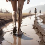 walking barefoot in mud dream meaning