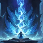 what does a blue flame mean spiritually