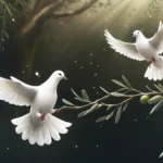 white dove flying with olive branch dream meaning