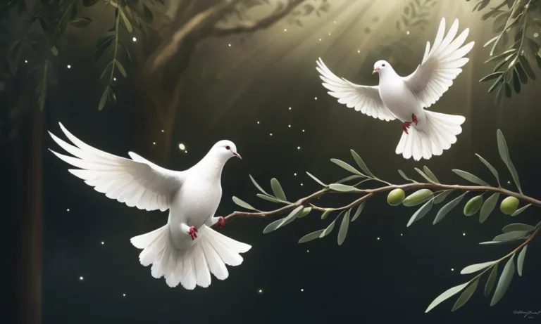 White Dove Flying With Olive Branch Dream Meaning: An In-Depth Analysis